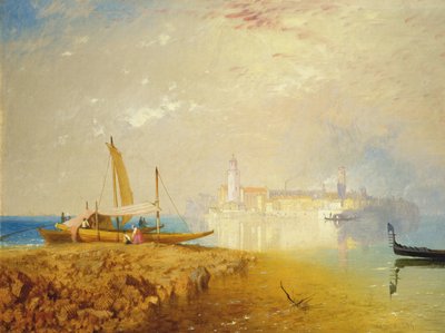 Het eiland Murano, 1867-69 door James Baker Pyne